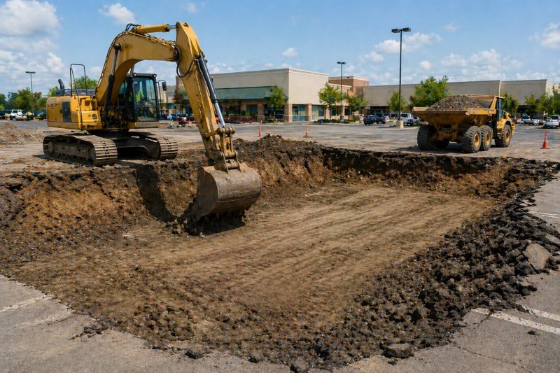 Parking Lot Leveling in Heber City, UT