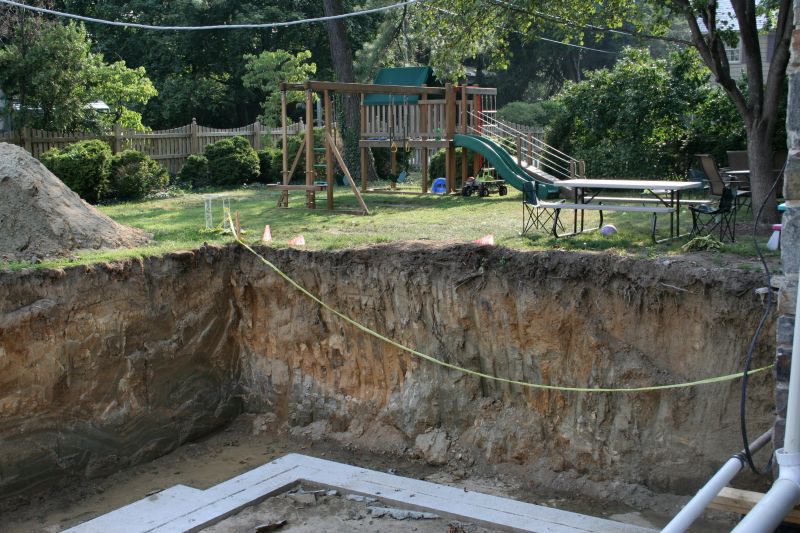 Excavation for Foundation Preparation