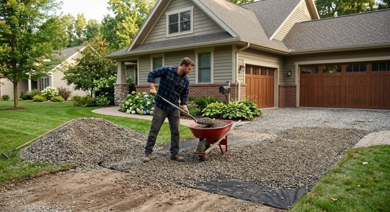 Gravel Spreading in Waldorf, MD