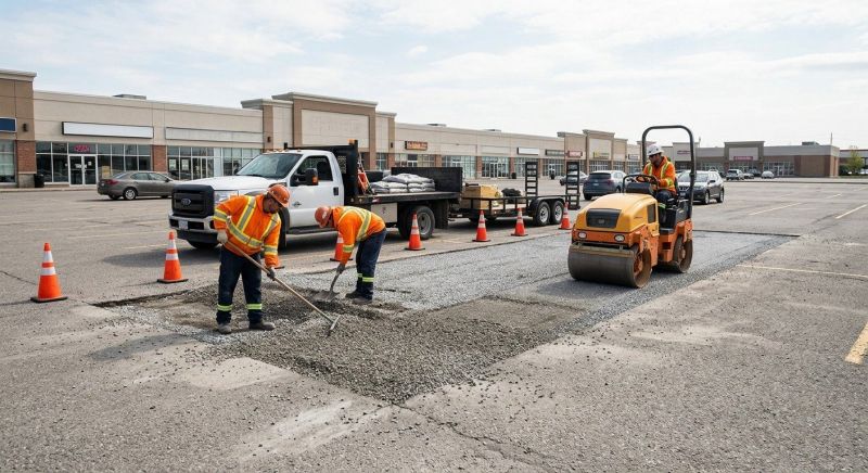 Parking Lot Gravel Repair in Heber City, UT