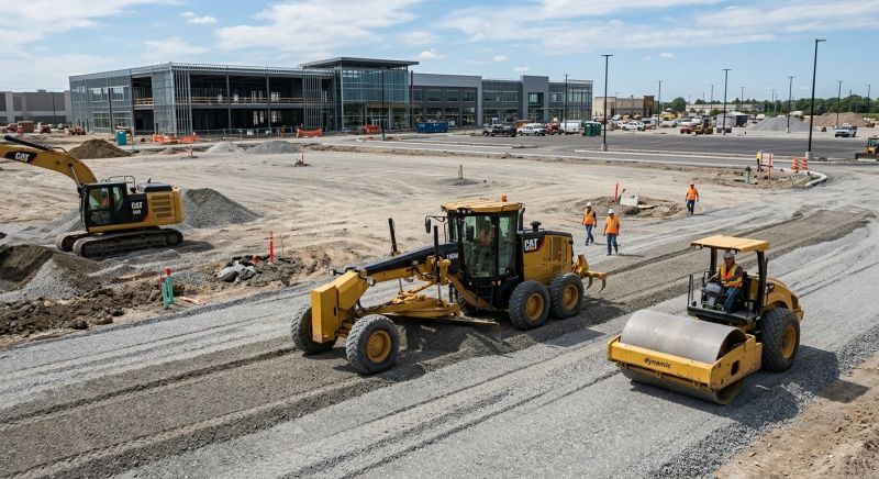 Parking Lot Gravel Repair in Marietta, GA