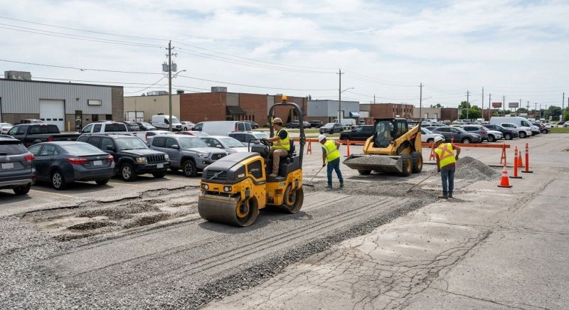 Parking Lot Gravel Repair in Utah County, UT