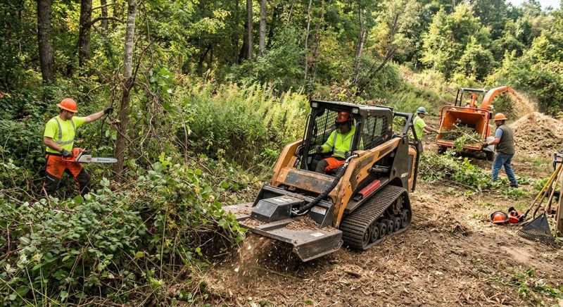 Slope Clearing in Marietta, GA